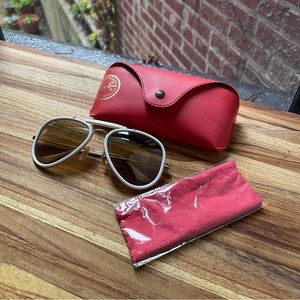 Ray-Bans White Aviator Sunglasses - XL (unisex)